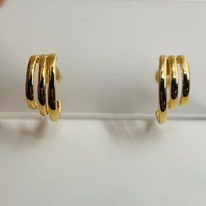 Gold studs, Gold Earrings, Brazilian Gold Earrings, Gift, Cute Jewelry